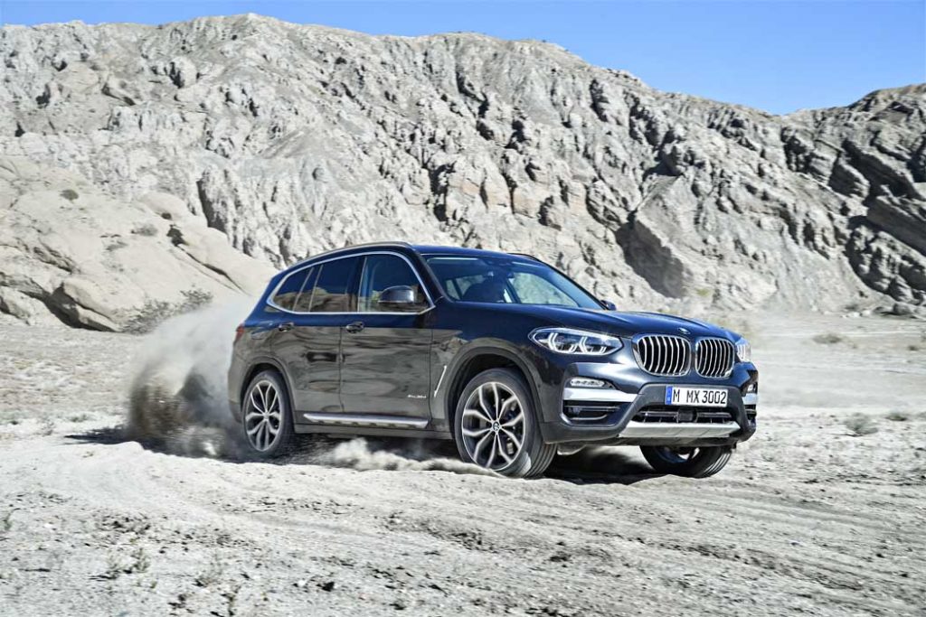 El nuevo BMW X3 en acción.