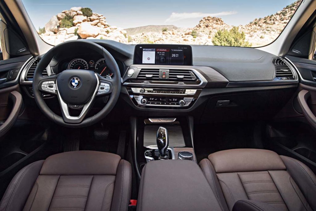Interior del nuevo BMW X3