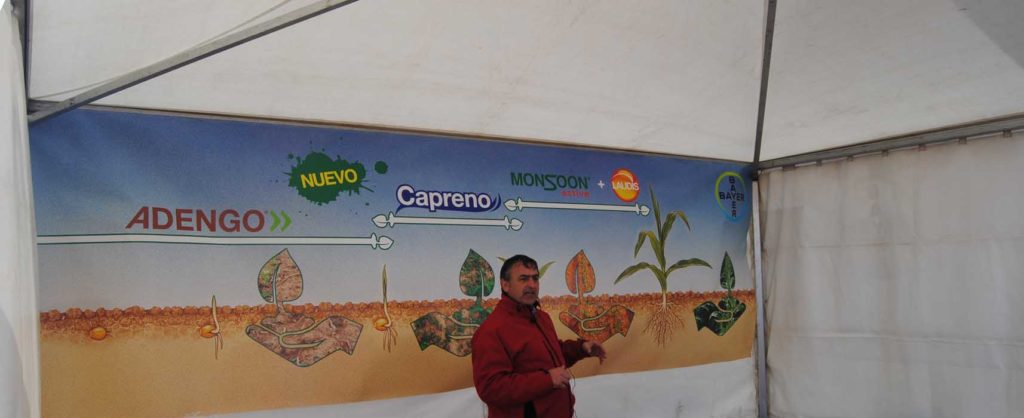 León Fernández presentó las nuevas soluciones de Bayer para el maíz como Adengo y Capreno