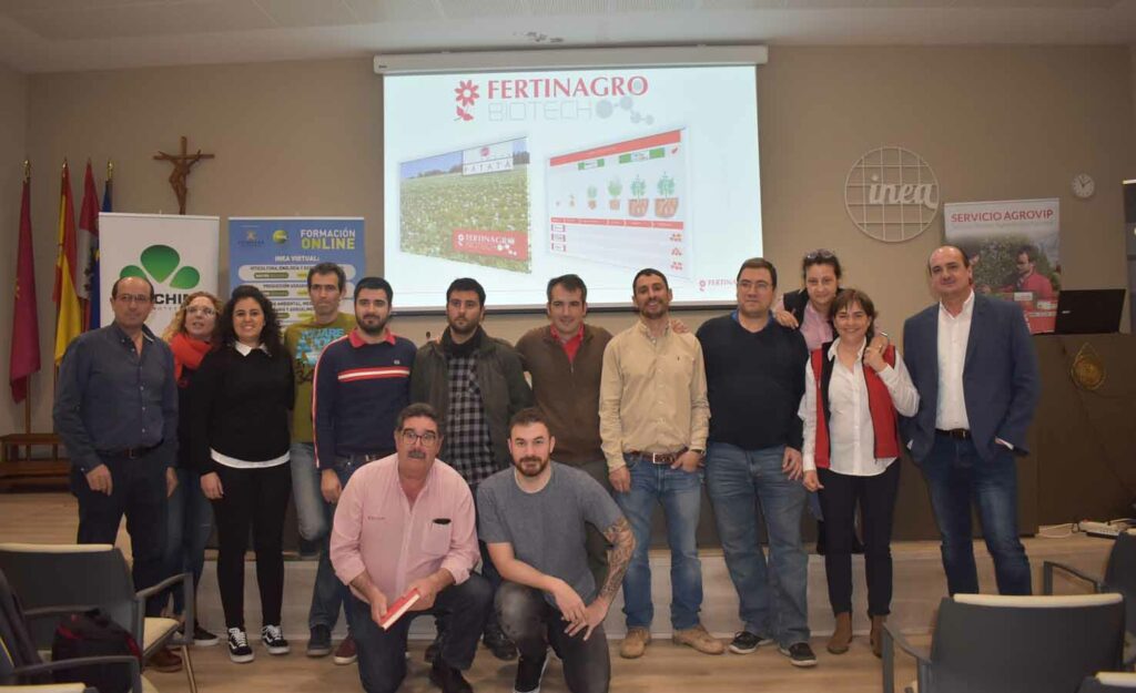 Foto de familia del equipo de Fertinagro Biotech