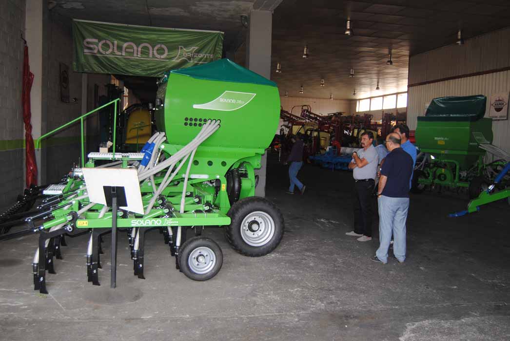Una de las novedades de las jornadas de este año son las sembradoras de Solano Horizonte