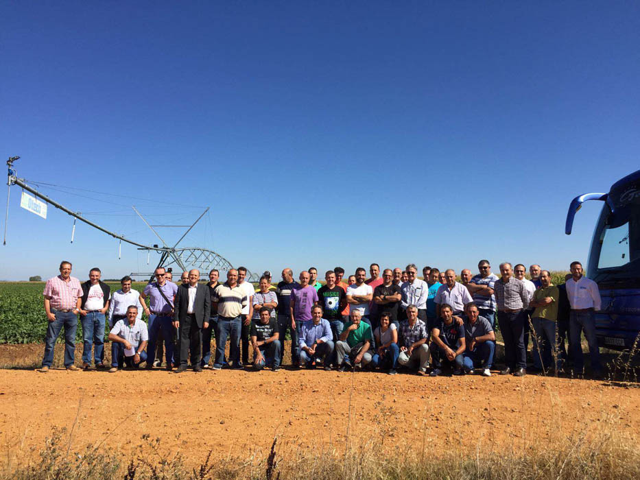 Visita campo demostrativo I jornada tecnica de drenajes Azucarera