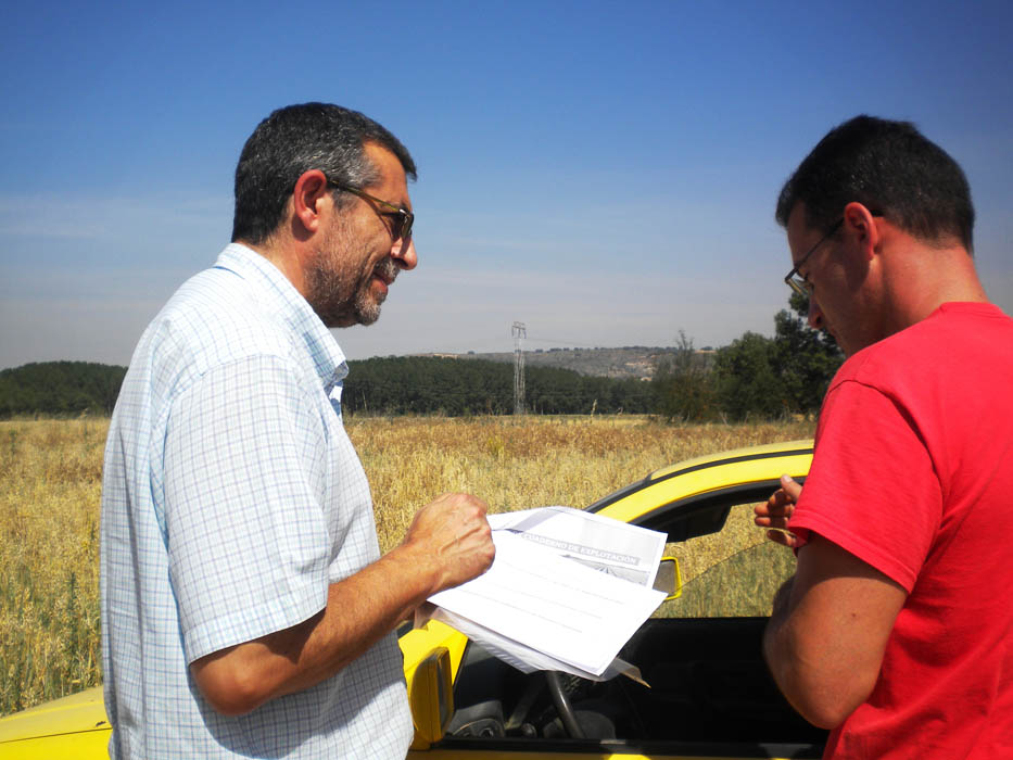 Cursos Deagro para rellenar cuaderno de campo