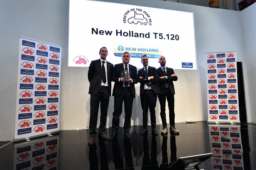 New Holland Agriculture T5.120 obtiene el título «Best Utility»