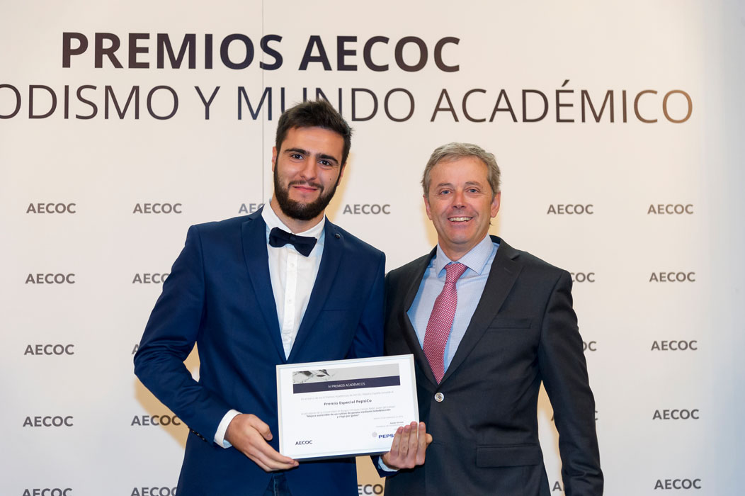 PepsiCo y AECOC entregan el galardón al ganador de la III Edición del Premio Universitario PepsiCo a la Agricultura Sostenible