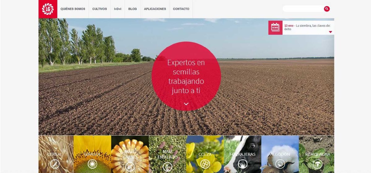 Semillas LG lanza una nueva e innovadora web agrícola