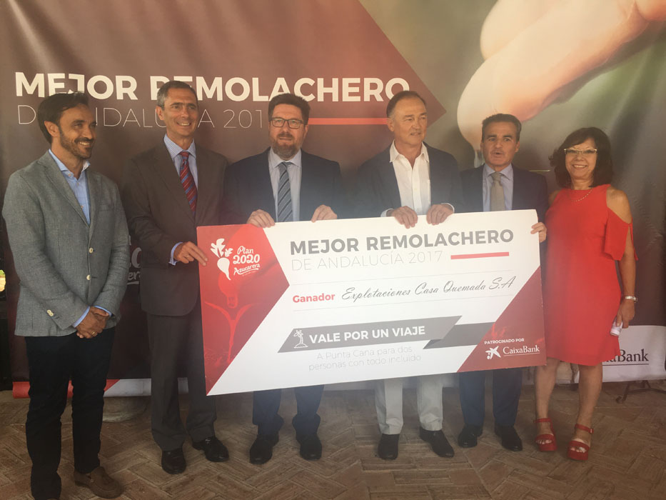 Azucarera y CaixaBank entregan el Premio ‘Mejor Remolachero de Andalucía 2017’