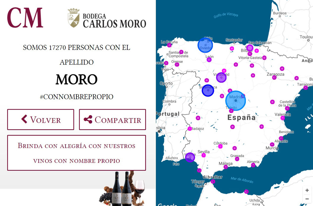 Bodega Carlos Moro lanza la campaña #conNombrePropio