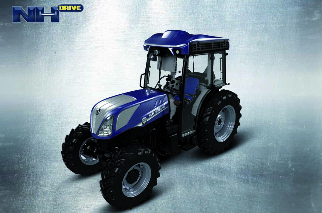 New Holland presenta un tractor autónomo para viñedos