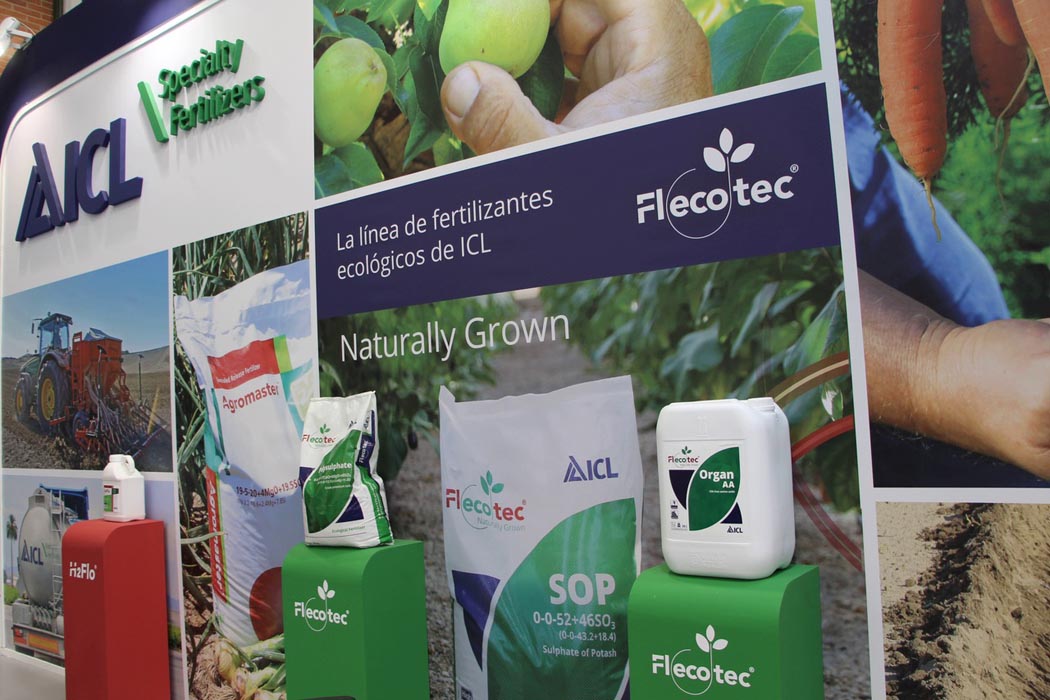 Gran interés en FIMA por los fertilizantes ecológicos Flecotec de ICL