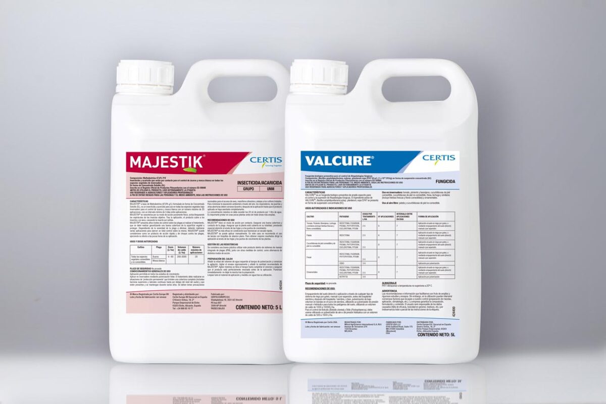Certis incorpora dos nuevos productos a su portafolio de Bio-Racionales Valcure® y Majestik®