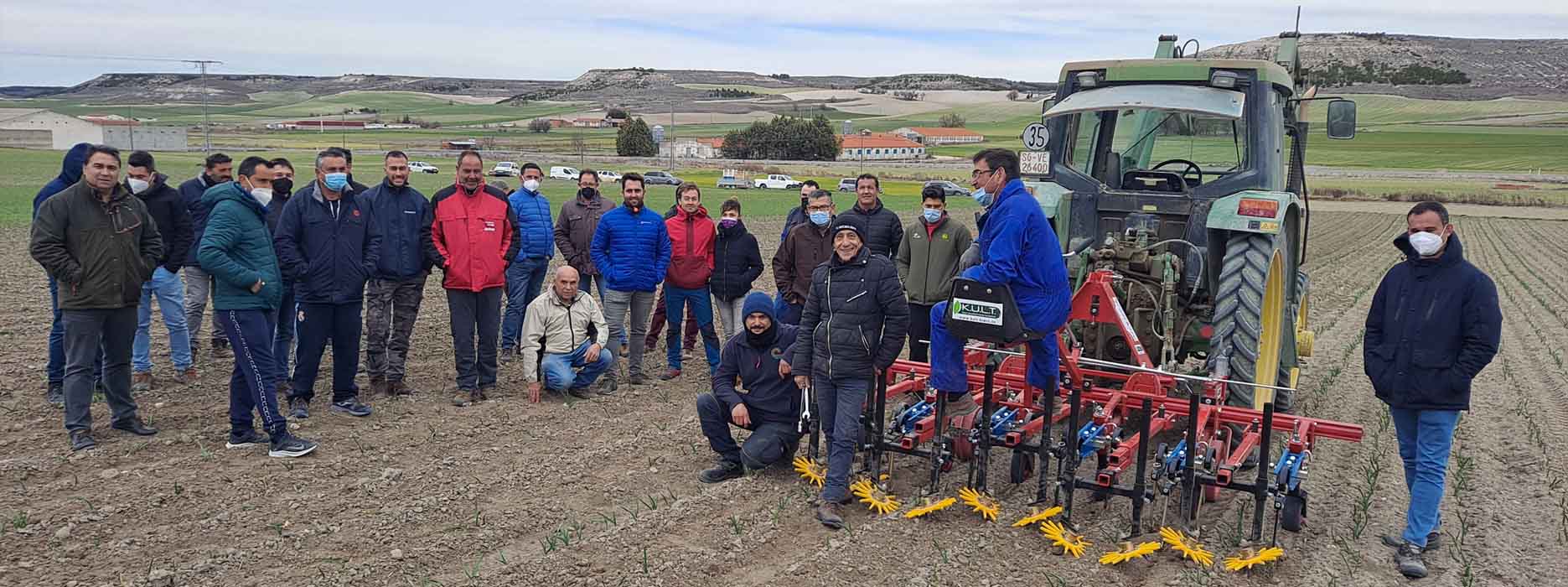 Comeca presenta la binadora con soles escardadores de Kult Kress