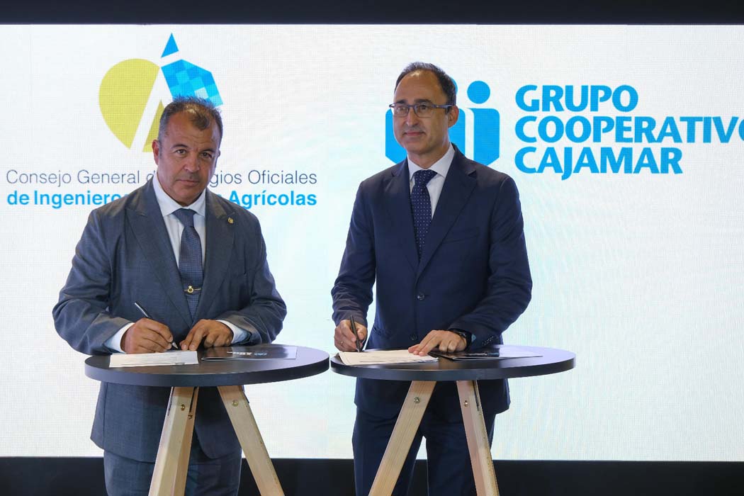 Cajamar colaborará con los ingenieros técnicos agrícolas en sus actividades como asesores tecnológicos del sector agroalimentario