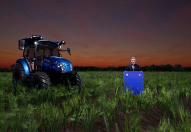 New Holland colabora con Microsoft y Touchcast en CES 2023 en una experiencia de inmersión de metaverso