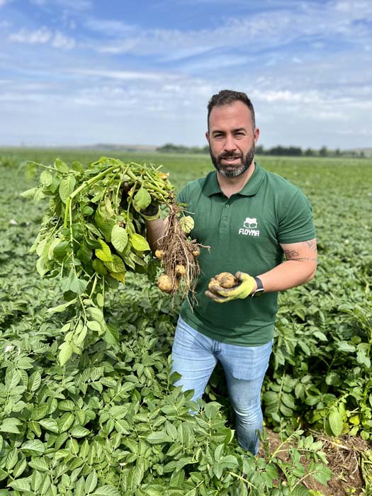 Manu Aires de Patatas Floyma en Encinas de Abajo (Salamanca)