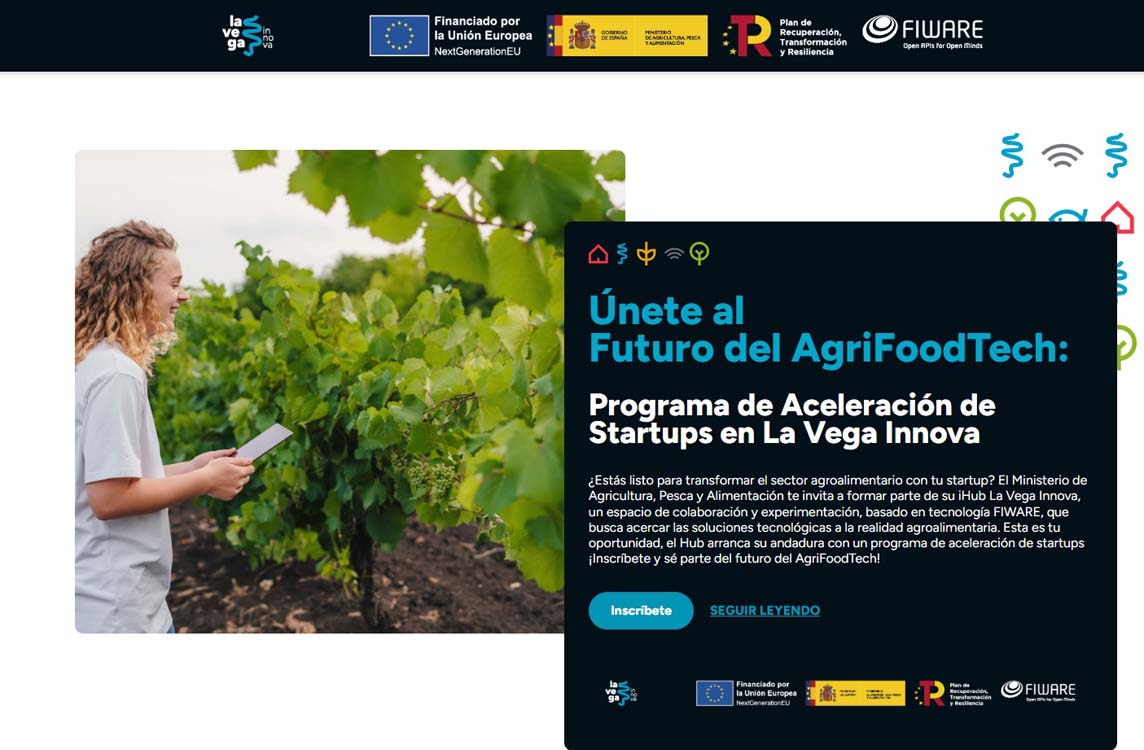 El Ministerio de Agricultura crea La Vega Innova un nuevo espacio para impulsar la innovación tecnológica en el sector agroalimentario