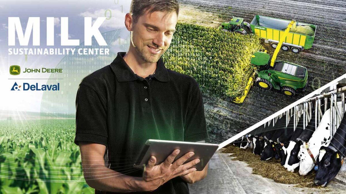 John Deere y DeLaval crean una plataforma digital para la producción sostenible de leche