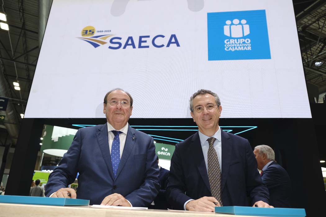 SAECA y Cajamar firman un convenio para facilitar acceso a la financiación al sector agroalimentario y pesquero