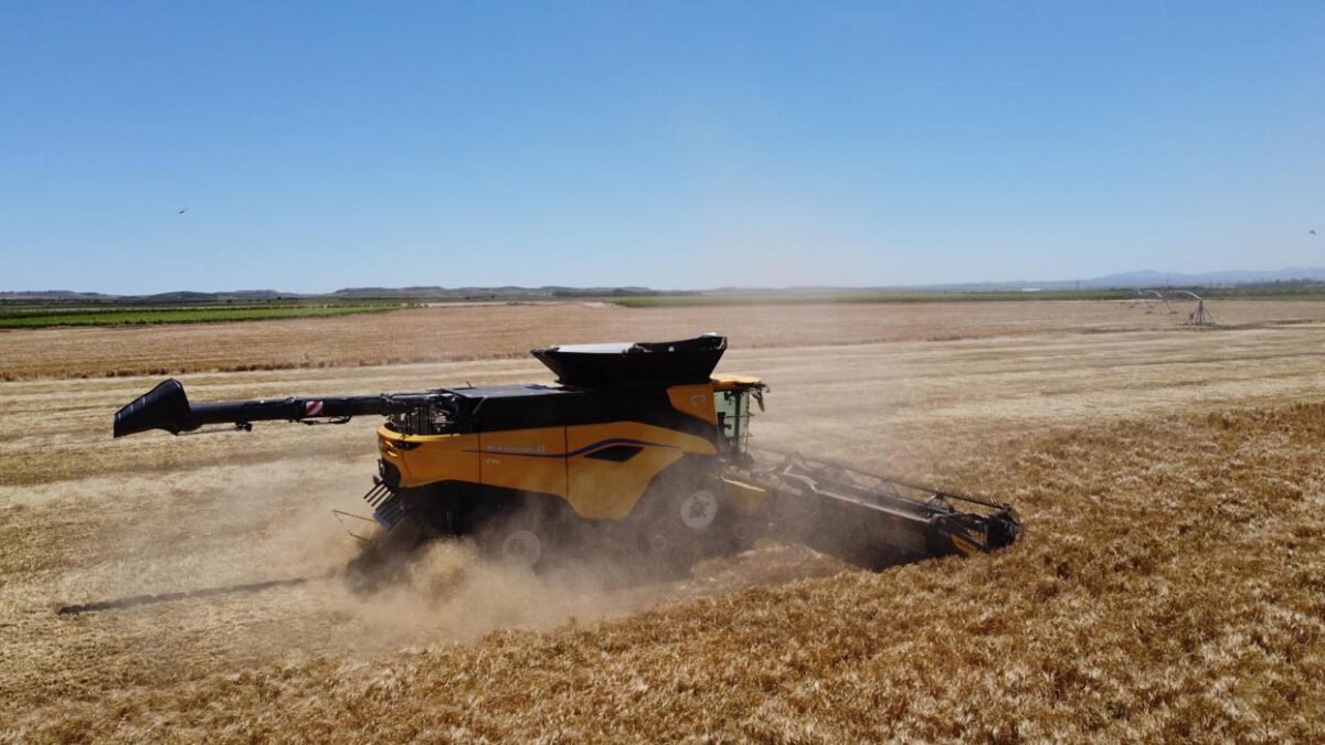 La revolución de la recolección ya está aquí las primeras New Holland CR11 debutan en los campos de España