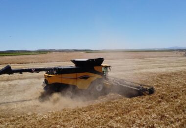 La revolución de la recolección ya está aquí las primeras New Holland CR11 debutan en los campos de España