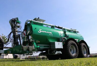 Ampliada la gama de cubas de estiércol de Samson con el nuevo modelo TG 15