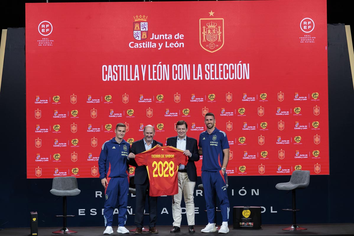 Mañueco subraya que el acuerdo de patrocinio de la Selección reforzará la proyección nacional e internacional de Castilla y León y de su sector agroalimentario
