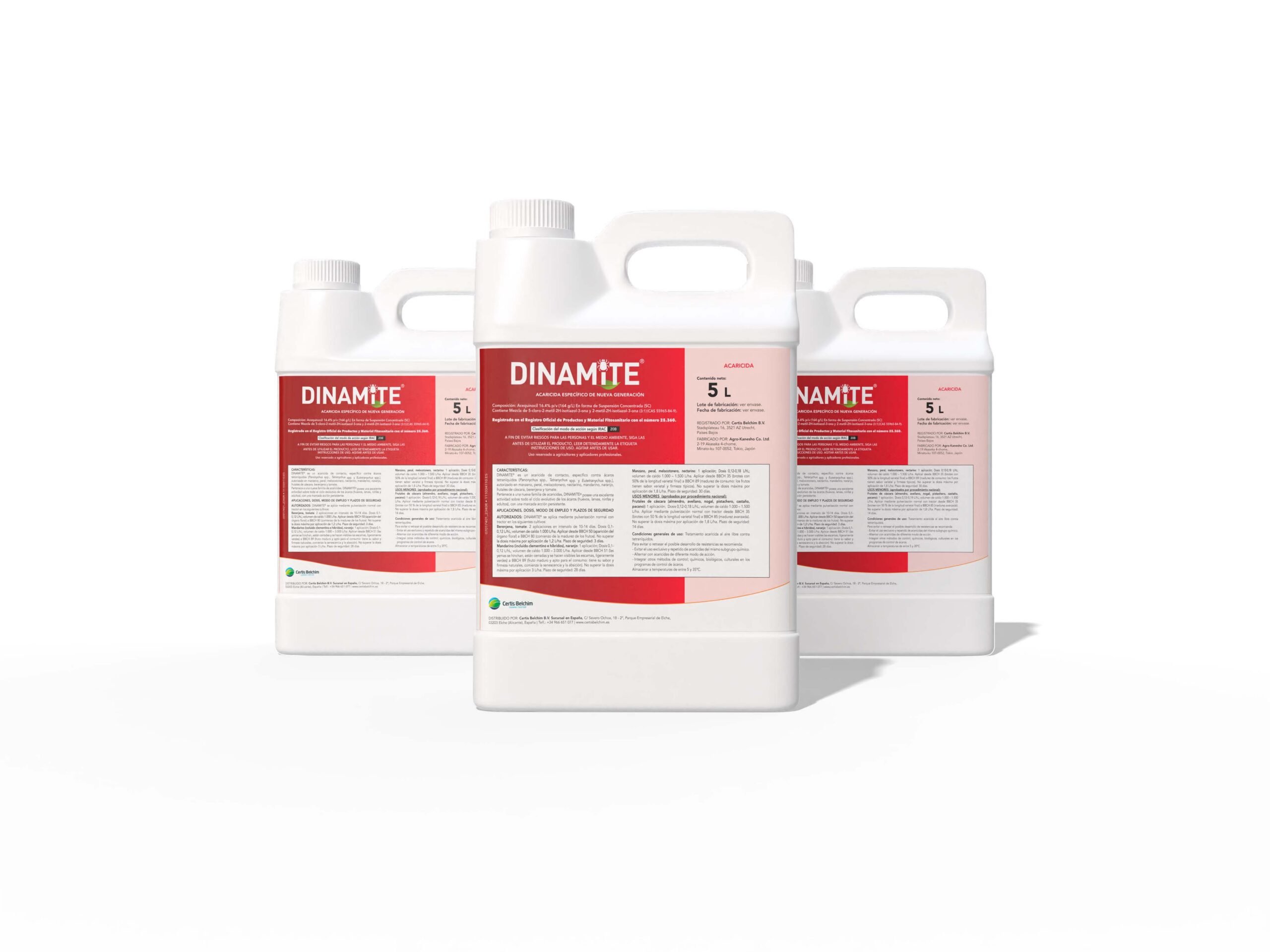 Certis Belchim amplía el registro de Dinamite® e incorpora nuevos usos en invernadero y al aire libre frente a ácaros tetraníquidos