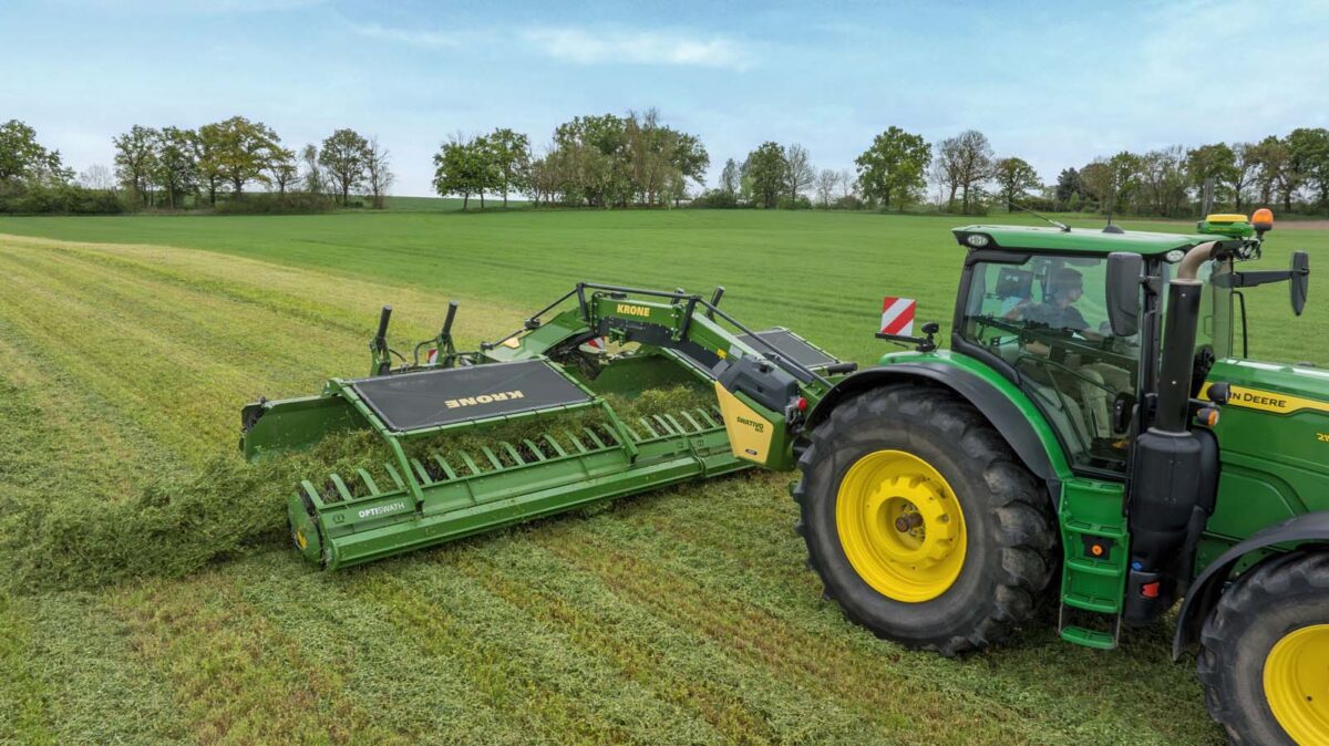 Swativo T 1040 Pro: el nuevo hilerador de cintas de Krone